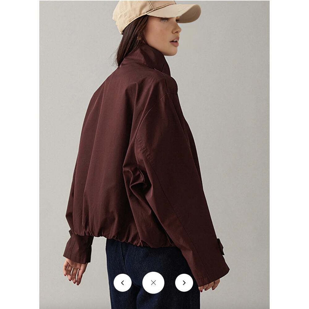NWT Commense Vintage Loose Trench Coat Sz XL - Picture 4 of 6